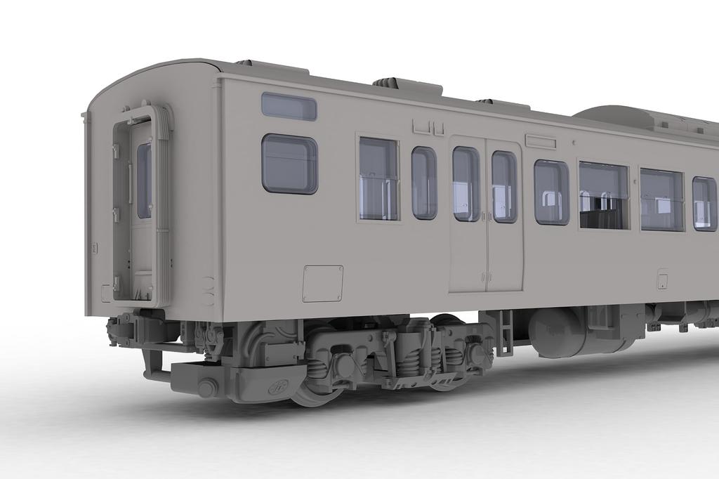 PM Office A PLUM JR East 115 Series 300 Series DC Train Saha 115 Unpainted Plastic Kit PP193 1/80