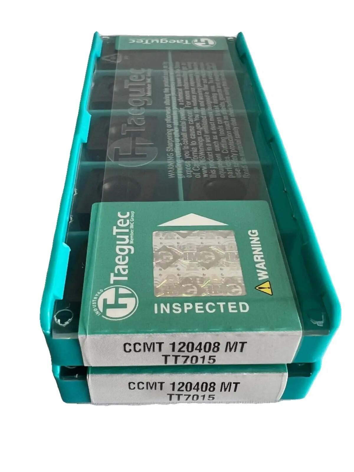 

TaeguTec / CCMT120408MT TT7015 /Original genuine CNC alloy blade 10 PCS