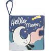 Jellycat Fun Universe Series Hello Moon Cloth Book Toy Book Cute Baby Early Education Storybook Doll Peripherals