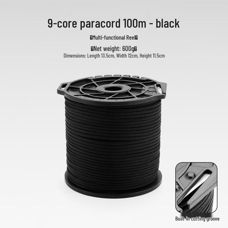 9-Core Paracord Outdoor Tent and Survival Rope