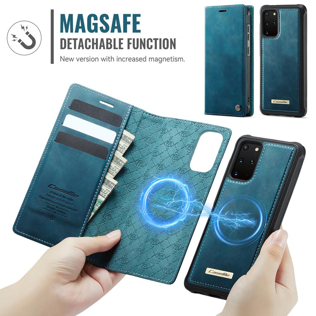 For Samsung Galaxy S20 Plus 5G Case CASEME C49 Compatible with MagSafe RFID Blocking Detachable Wallet Leather Phone Cover