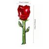 1pc Large Red Rose Foil Balloons - Wedding, Birthday & Anniversary Decor, Mother's Day Gift, Flower Shape for Party Events