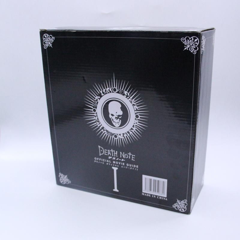 26cm Anime Death Note Official Movie Guide L Killer Ryuuku Ryuk with Skull Base PVC Action Figures Toys