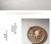Rattan Woven Round Wall Decor for Living Room Background Wall Macrame Hanging 