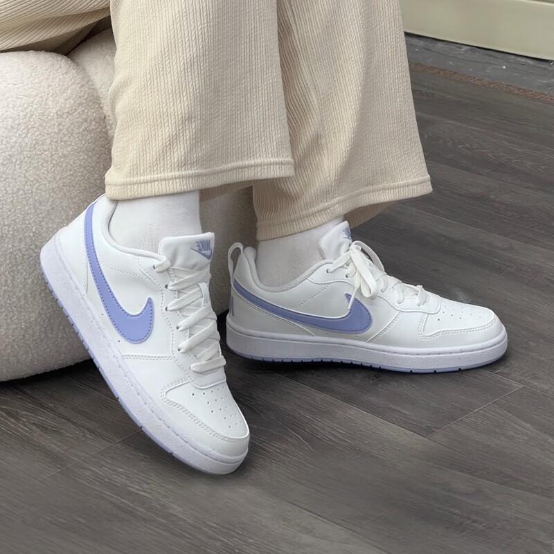Nike Court Borough Low Recraft GS Summit Bianco Cobalto Bliss Scarpe da ginnastica per bambini DV5456-103