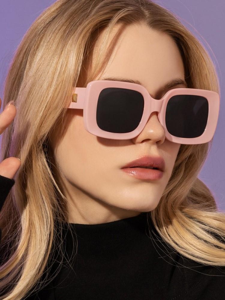 Classic Rectangle Sun Glasses Glasses Rectangular Spectacle Frame Frame Sunglass Women/Men Designer Style Style Eyeglasses Ladies Shades Lentes De