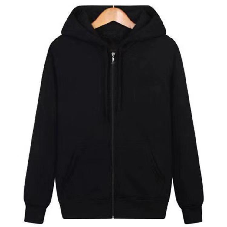 Teen Casual Zipper Hoodie with Turn-down Collar