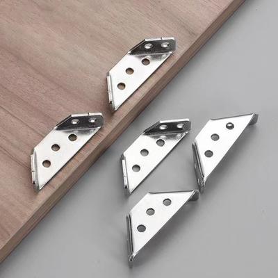 10pcs Set Thickened Stainless Steel Angle Code 90 Degrees Right Angle Fixed Bracket Furniture Connectors With Screws