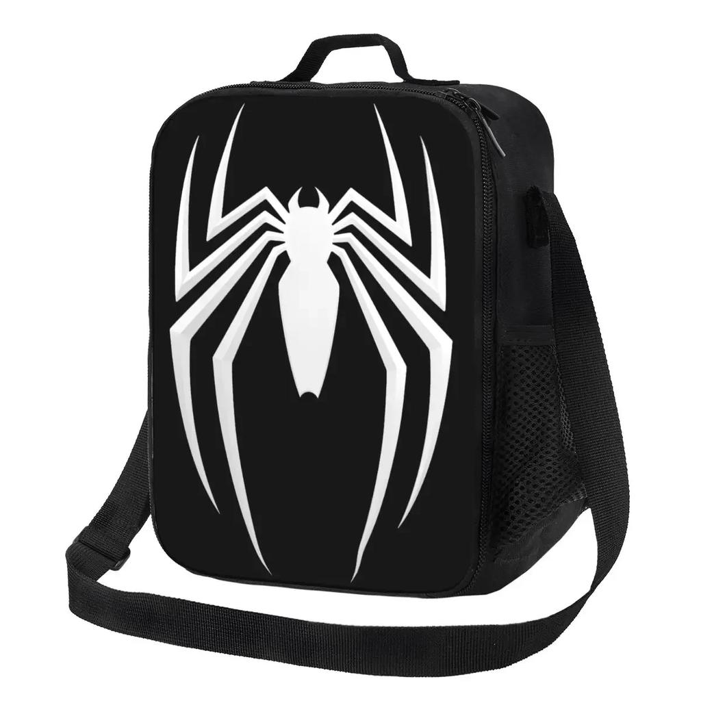 Spider Web Insulated Lunch Bag for Women Thermal Cooler Bento Box Office Picnic Travel