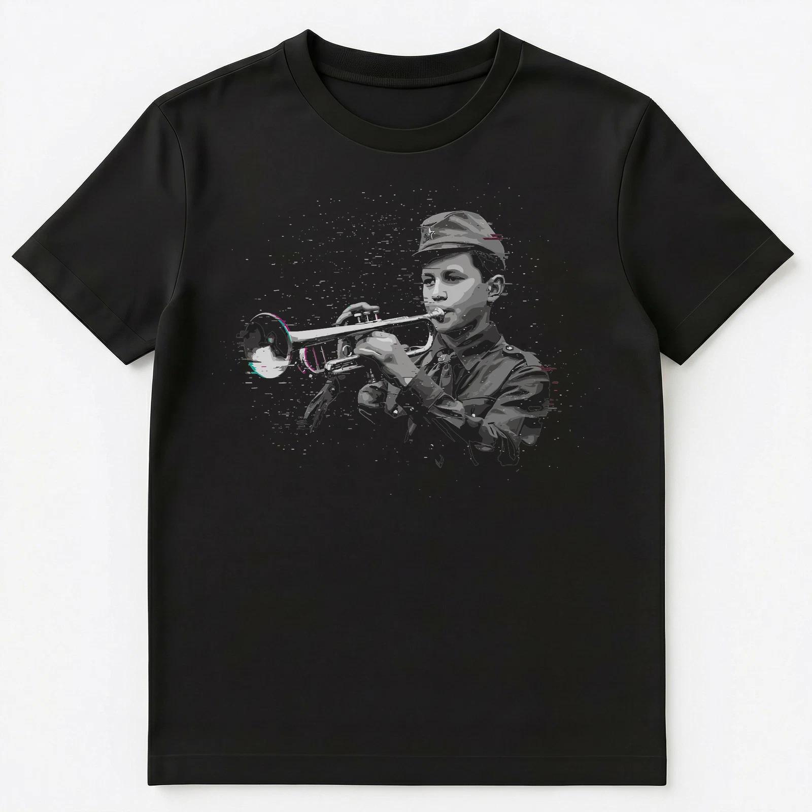 

Pioneer Glitch Soviet Trumpeter History Unisex T-Shirt L