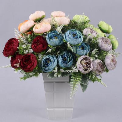 6 Forks Artificial Flower No-Fading No Withering Not Need To Water