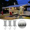 M-Modern-16 PCS RV Awning Light Clips Awning Hooks, Double Sided Campers Light Holders Awning Hooks Light Support Hanger