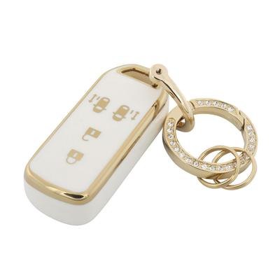 SKYBELL Honda Key Case, N-Box, N-One, N-WGN, N-VAN Honda, Custom, Other, Smart Key Case, Key Cover, 4 Buttons, Skybell, White