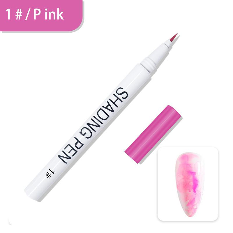 

15 цветов, ручка с мраморным градиентом, ручка для дизайна ногтей, ручка для рисования граффити, роспись ногтей, аксессуары для дизайна ногтей «сделай сам»