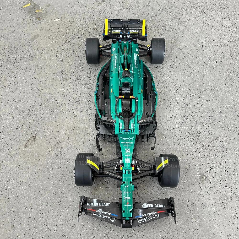 Classic Performance Martin AMR24 Race Car Building Blocks 1912Pcs Bricks MOC F1 Racing Technics Vehicles Model Kit Christma Gift