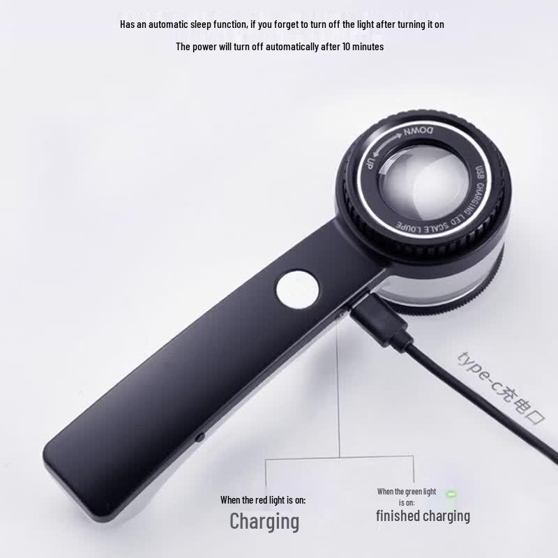 Yueyimi High-Magnification Jeweler's Loupe with UV Light