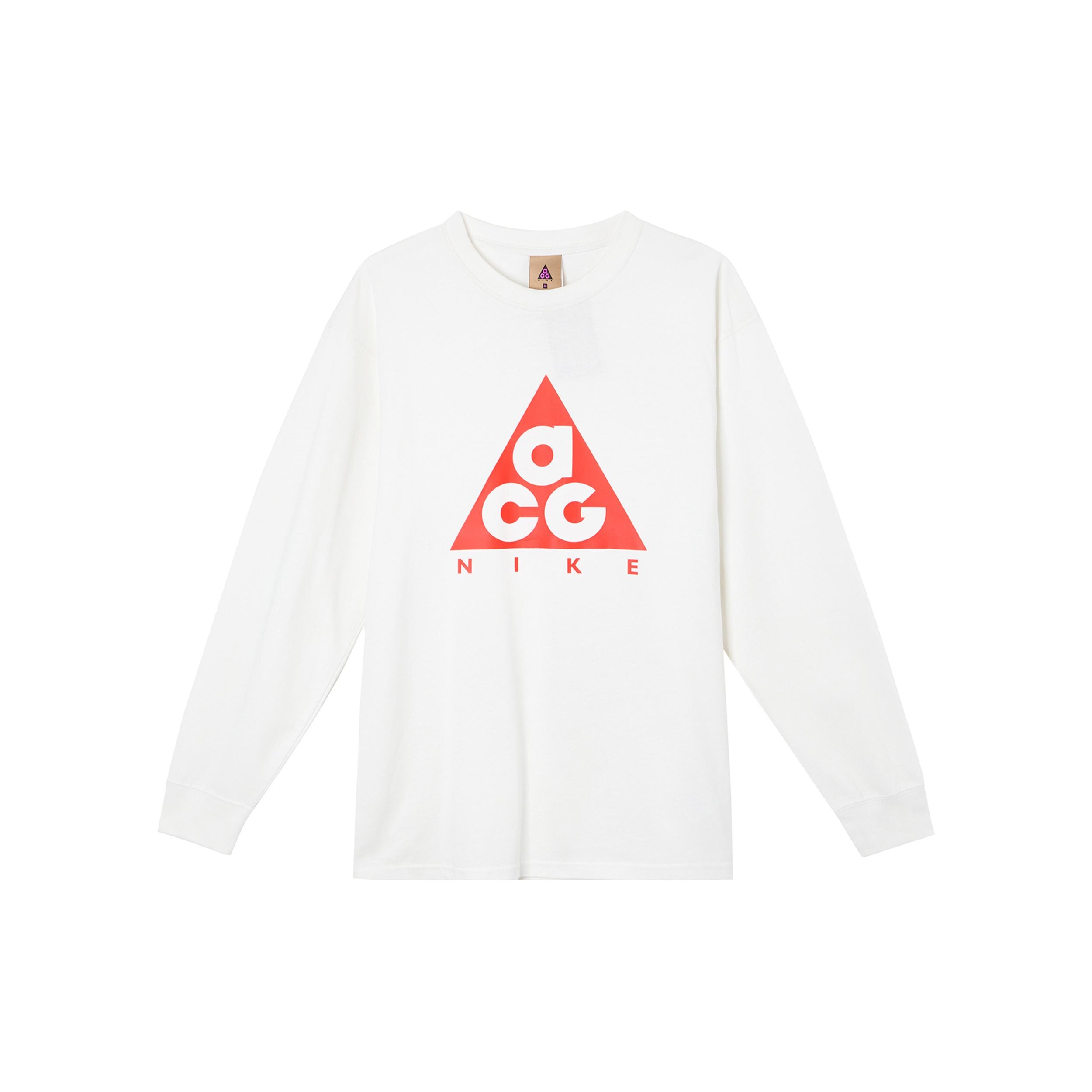 Nike ACG Ls Tee Athleisure Casual Sports Pullover Long Sleeves White Men s BQ7203-122 L