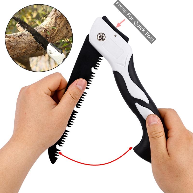 Folding Saw Woodworking Hacksaw SK5 Alloy Steel Saw for Tree Trimming Pruning Prunch Outdoor Camping Hand Saws Portable