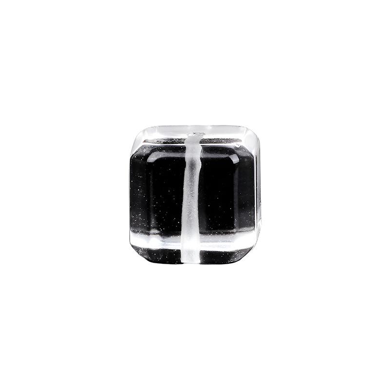 Natural White Crystal Flower Cube Beads - DIY Bracelet Charms & Accessories