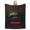 Funny Obsession Horror Movie Blanket Soft Flannel Relax Throw Blanket Machine Washable