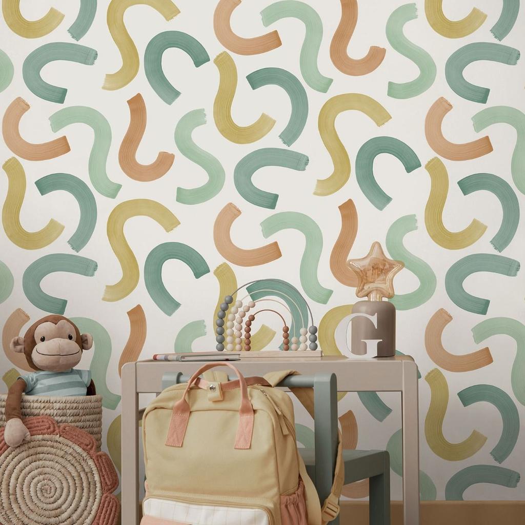 Holden DÃ©cor Curly Confetti Textured Wallpaper