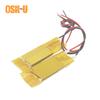 2pcs DC12V PTC Heating Element 30x24x3mm 60/180/140/230 Degree Insulated Film Thermostatic PTC Heater Plate for Yogurt machine