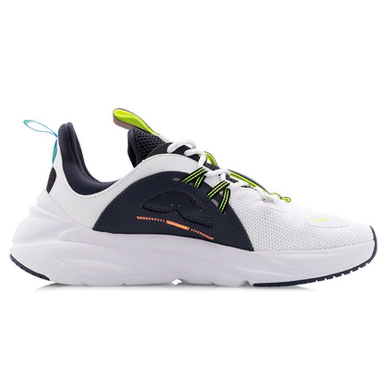 Li Ning Spark Breathable And Lightweight Low Top Sports Casual Shoes Men's White Blue Black AGLQ057-1