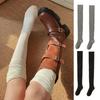 Schwarze weiße Strümpfe Frauen Mädchen Oberschenkelhohe lange Socken JK Japanische Leggings Sommer dünne lose Kostüme süße Ballettstrumpfwaren