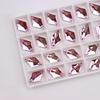High Quality Rhombus Glass Crystal Sew On Rhinestones Strass Stone With Two Holes,DIY/clothing Accessories 1.1x1.9cm 28pcs