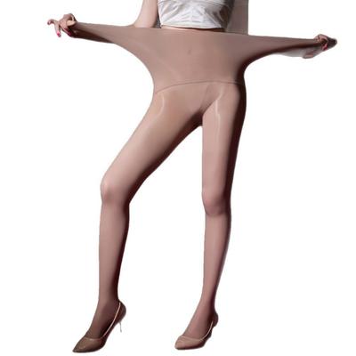 Women Sexy Stockings High Waisted 360 Seamless Oil Glossy Socks High Elastic Transparent Pantyhose Ultra Thin Sheer Pantyhoses