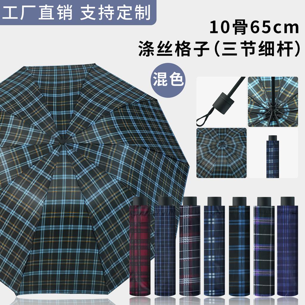 Large umbrella, large double folding umbrella, weather and rain girls parasol, thickened rainstorm-proof sun umbrella