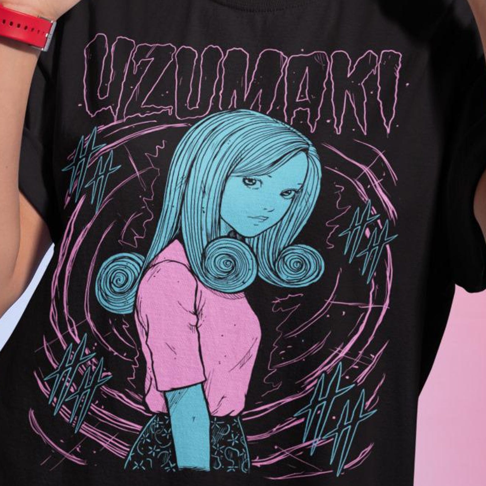 Creepy Girl Anime T-Shirt, Unisex Horror Manga Tee, Gothic Anime Tee, Dark Manga Shirt, Inactive Manga Shirt 3XL