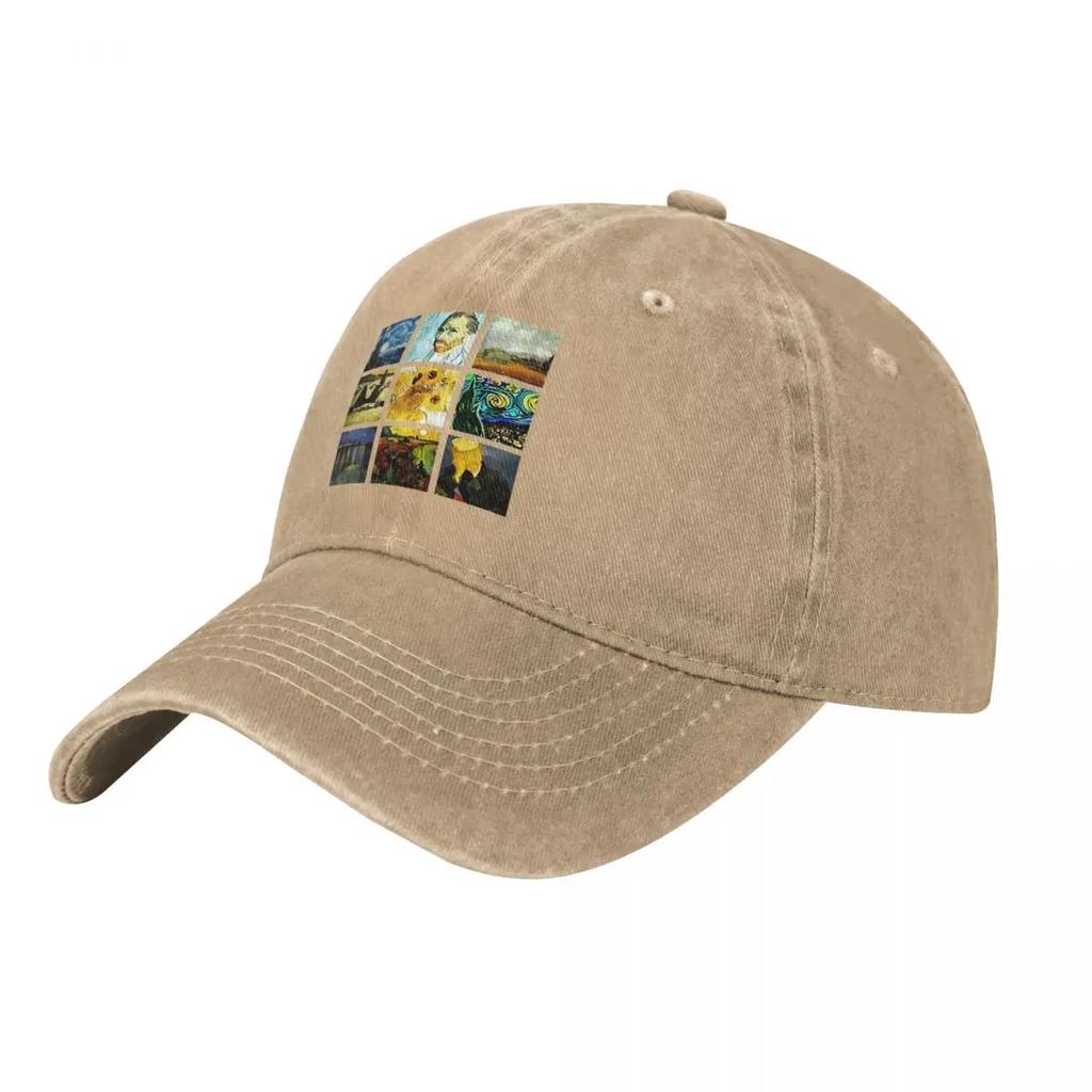 Van Gogh Works Sanskrit Summer Demin Trucker Hat Durable for All Seasons Mens Caps Baseball Cap For Men