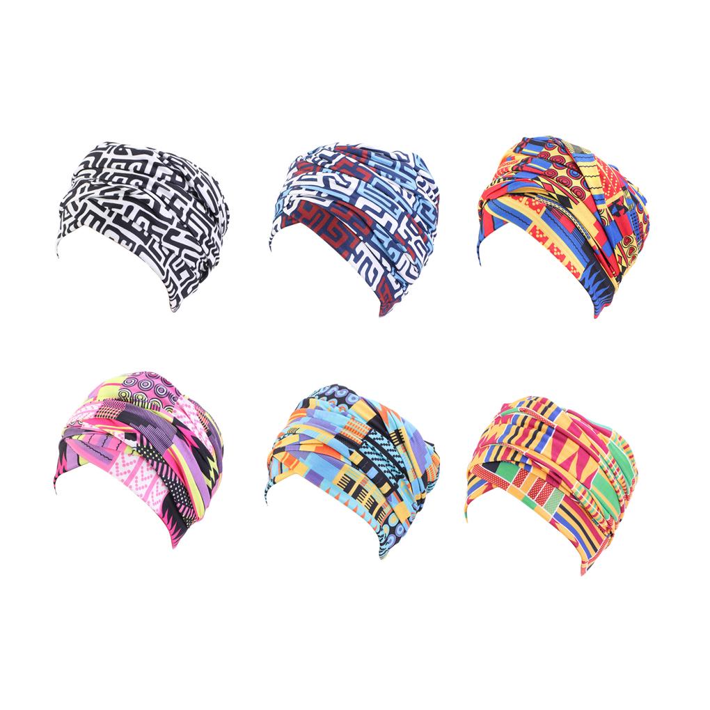 Head Wraps Long Headwear Clothing Headbands Tail Ethnic Elastic Style Comfortable Cotton Accessories Breathable for Women Girls