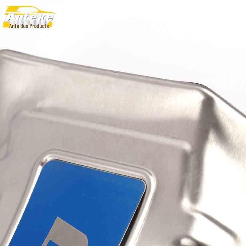 Cheetah CS9 Rear Bumper Trim: Stainless Steel Trunk Protector & Decorative Pedal Sticker.