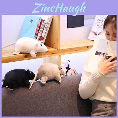 Soft And Huggable Black Rat Stuffed Toy 20cm Size For Easy Cuddling