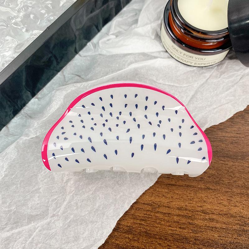 Pinza para el pelo de fresa de acetato Serie de frutas de personalidad Pinza Pinza para el pelo de sandía Accesorios para el pelo Pinzas de cereza Pinzas para el pelo de mujer