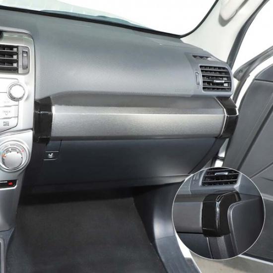 Glossy Black Center Console Co-Pilot Side Dashboard Cover Trim for 4Runner 2010+