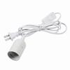 2PCS E27 Base Light Socket Holder Plastic Material Bulb Socket Adapter Hanging Lamp Kit  Indoor Use
