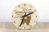 Australian Terrier, Aussie - clock with dog, wooden clock with engraving, personalised clock by Art-Dog