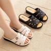 Spring fashion casual women's drag home non-slip versatile women's slope high-heeled slippers