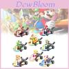 Conjunto de Bonecos de Ação de PVC Super Mario Bros Com Mario Luigi Yoshi Para Colecionadores Personagens Especiais Incluídos