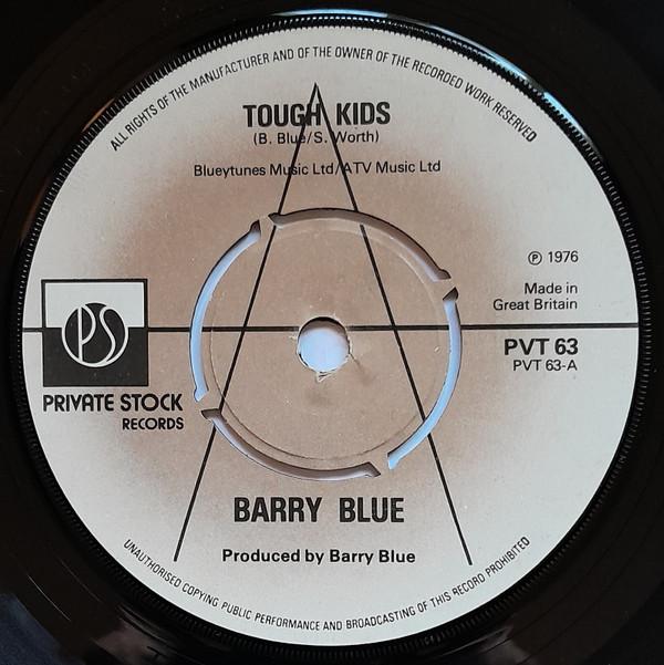 

7inch Record BARRY BLUE Tough Kids PVT63 Private Stock 1976 UK Rock Used