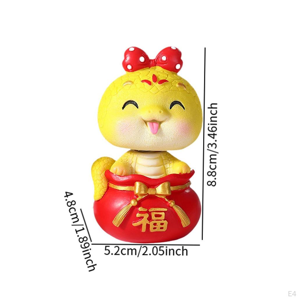 Animal Figurine Snake Decoration for Car, Resin Model Bedroom and Truck