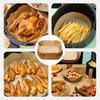 50pcs Air Fryer Baking Paper, Round Disposable Parchment Paper, Suitable for Frying, Baking, Microwaving,Cooking - Easy To Clean