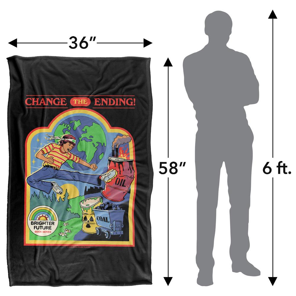 Steven Rhodes Change The Ending Soft Touch Blanket