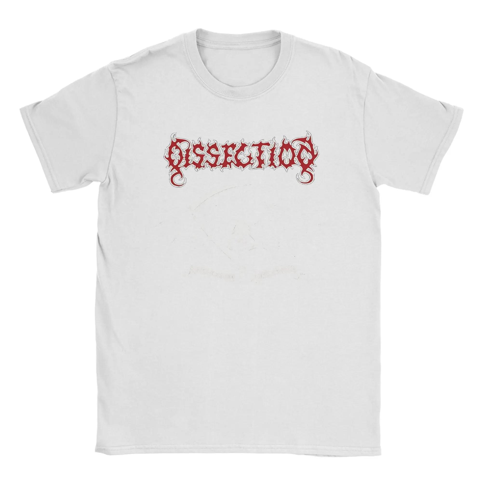 Unisexs Women Dissection Nodveidt Anti Cosmic Metal Death Sweden Swedish T Shirt Band Tops Short Sleeve O Neck Tees Gift S