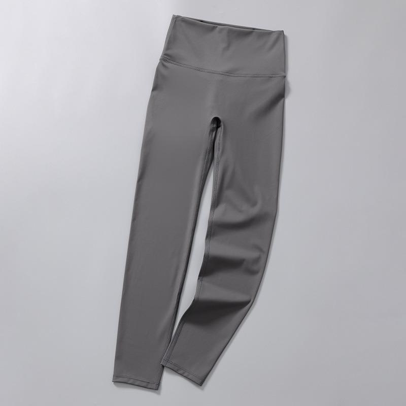 Seamless Solid Casual Slim Fit Yoga Leggings Pants Women High Waist Sports Tight Yoga Pants Women Push Up Running Training Fitness Legging Pants 25579