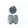 Natural Appach Gold Pyrite 2 Matching Pair Fancy Cabochon Gemstone 21-21MM SK-2138