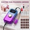 LED Display Electric Nail Polishing Grinder Rechargeable Nail Grinder  Nail Tools